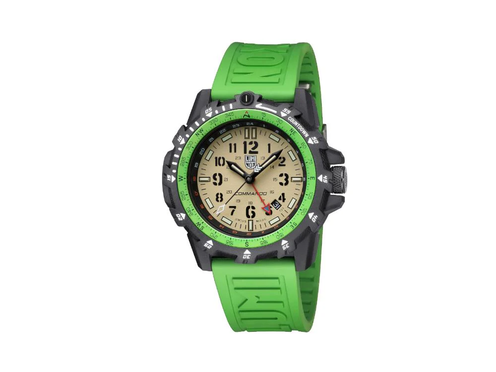 Luminox Commando Raider 3300 Series Quartz Watch, Beige, 46 mm, XL.3337 - Image 2