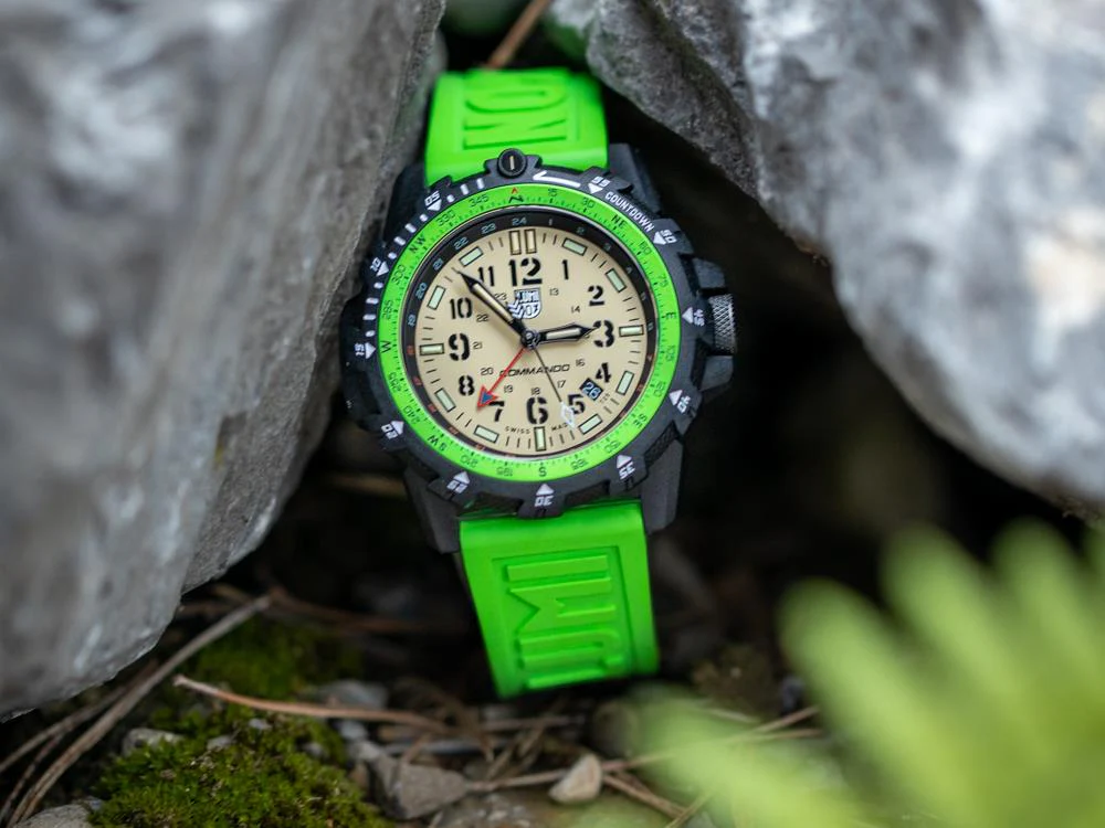 Luminox Commando Raider 3300 Series Quartz Watch, Beige, 46 mm, XL.3337 - Image 9