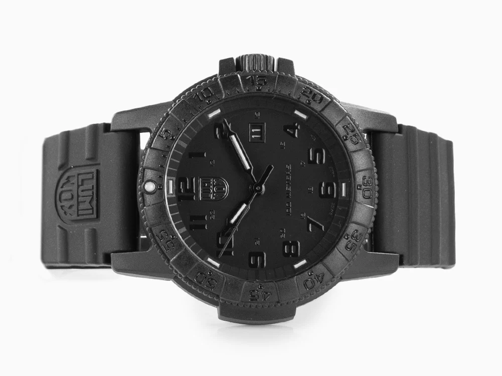 Luminox Leatherback  Sea Turtle Giant 0320 Quartz Watch, Black, Carbon, 44mm - Image 7