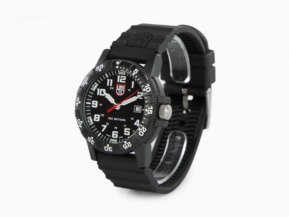 Luminox Leatherback Sea Turtle Giant Quartz Watch, Black, Carbon, 44mm, 10 atm - Image 4