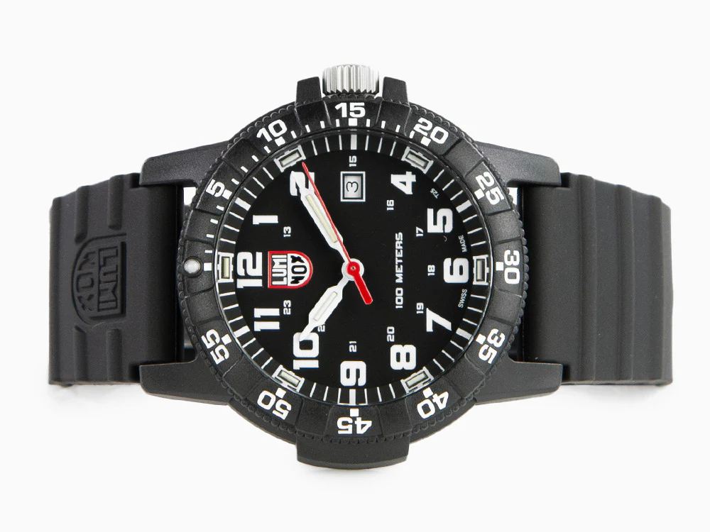 Luminox Leatherback Sea Turtle Giant Quartz Watch, Black, Carbon, 44mm, 10 atm - Image 7