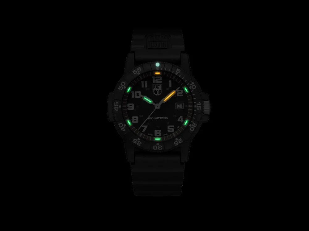 Luminox Leatherback Sea Turtle Giant Quartz Watch, Black, XS.0335 - Image 9