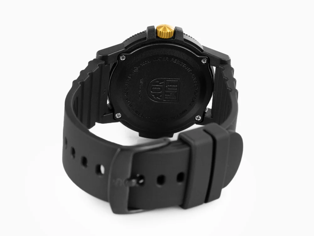Luminox Leatherback Sea Turtle Giant Quartz Watch, Gold, XS.0325.GP - Image 3