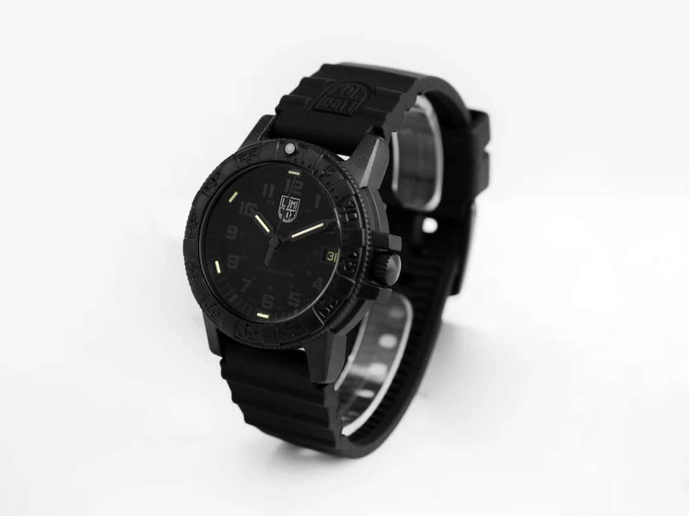 Luminox Leatherback Sea Turtle Quartz Watch, Black, Carbon, 39mm, 10 atm, Day - Image 4