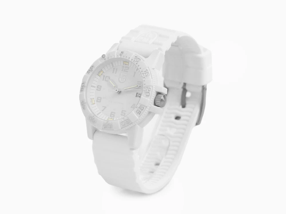 Luminox Leatherback Sea Turtle Quartz Watch, White, Fiberglass, 39mm, 10 atm - Image 4