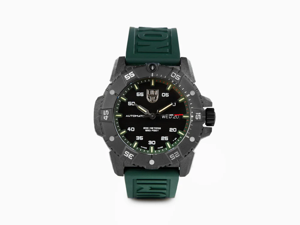 Luminox Master Carbon Seal 3860 Series Automatic Watch, Green, XS.3877 - Image 2