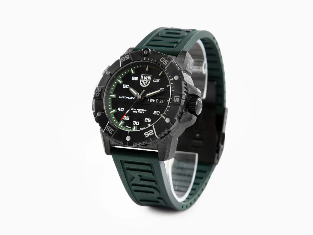 Luminox Master Carbon Seal 3860 Series Automatic Watch, Green, XS.3877 - Image 4