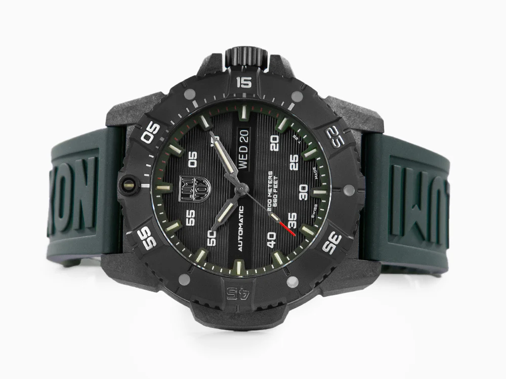Luminox Master Carbon Seal 3860 Series Automatic Watch, Green, XS.3877 - Image 7