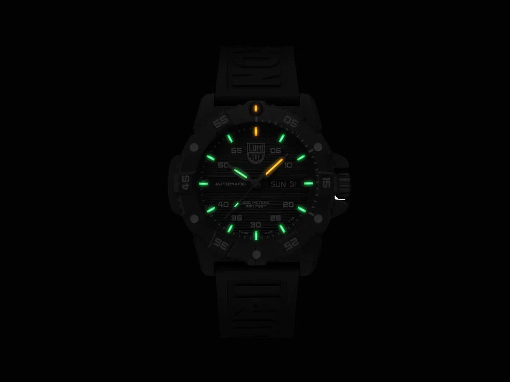 Luminox Master Carbon Seal 3860 Series Automatic Watch, Green, XS.3877 - Image 9