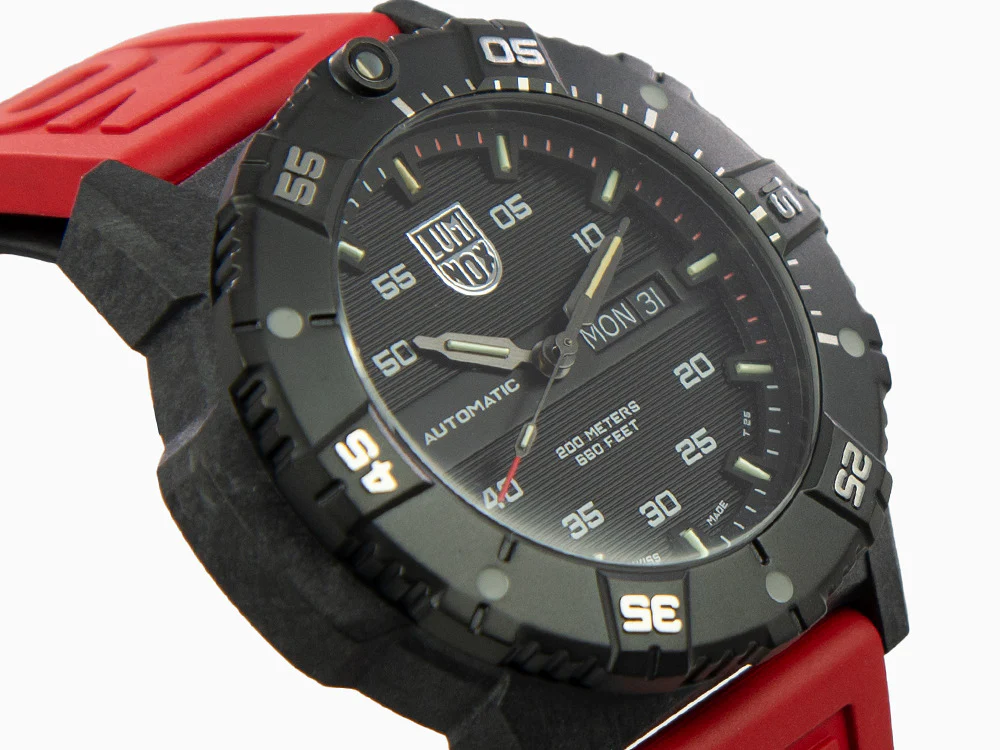 Luminox Master Carbon Seal 3860 Series Automatic Watch, SW 220-1, Black, XS.3875 - Image 8