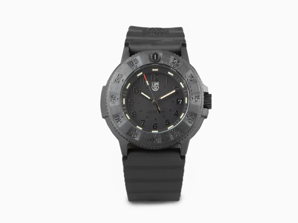 Luminox Navy Seal 3000 EVO Series Black Out Watch, 43 mm, XS.3001.EVO.BO - Image 2