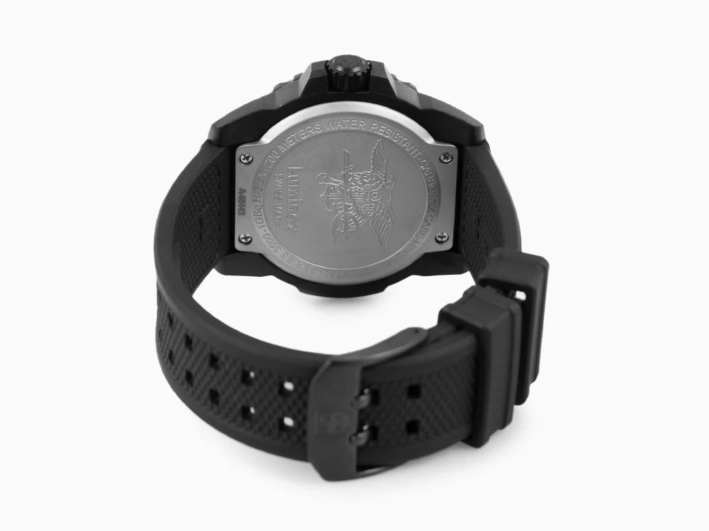 Luminox Sea Navy Seal 3501.BO Quartz watch, Black, Carbon, 20 atm, Polyurethane - Image 3