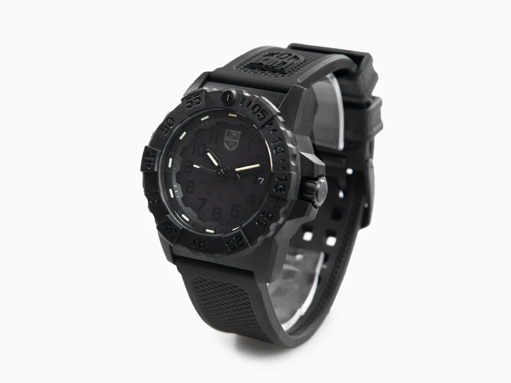 Luminox Sea Navy Seal 3501.BO Quartz watch, Black, Carbon, 20 atm, Polyurethane - Image 4