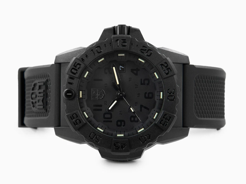Luminox Sea Navy Seal 3501.BO Quartz watch, Black, Carbon, 20 atm, Polyurethane - Image 7