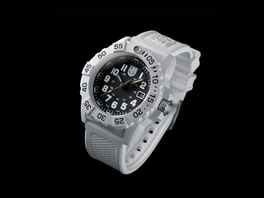 Luminox Sea Navy Seal Arctic Edition Quartz Watch, Black, 45 mm, XS.3507.WB - Image 4