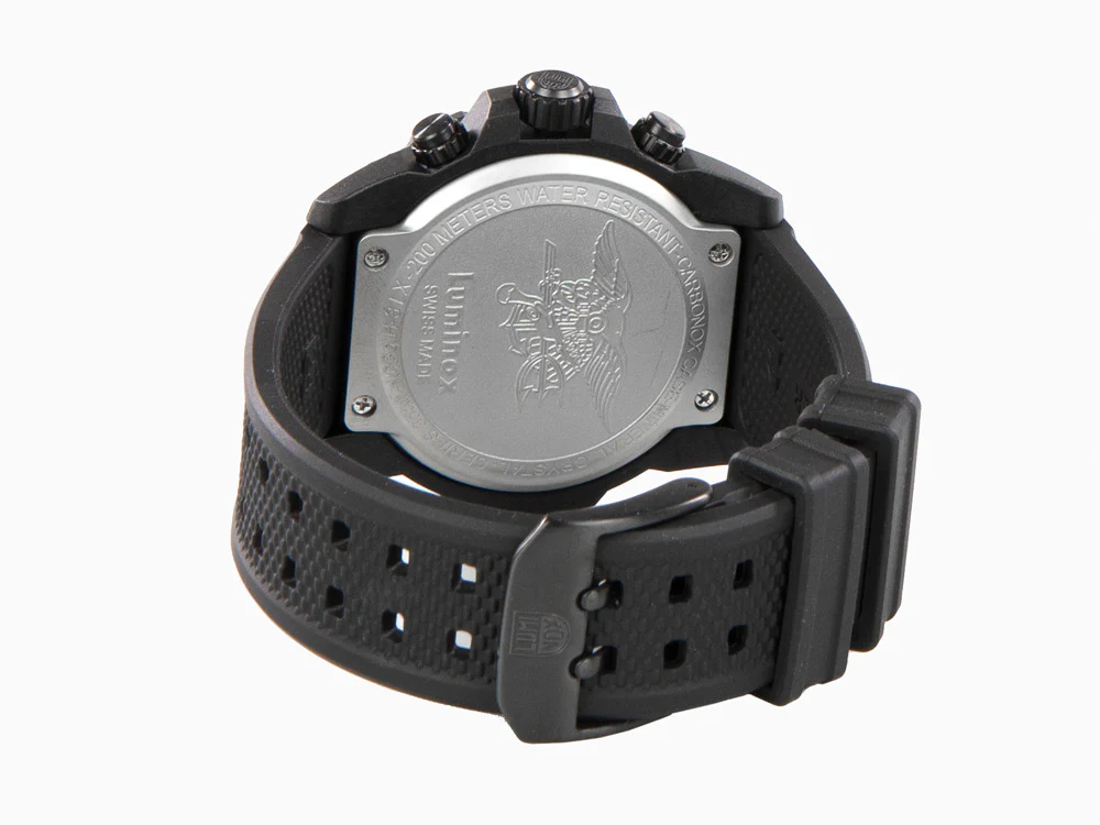 Luminox Sea Navy Seal Chronograph 3580 Series Quartz Watch, Black, XS.3581.EY - Image 3