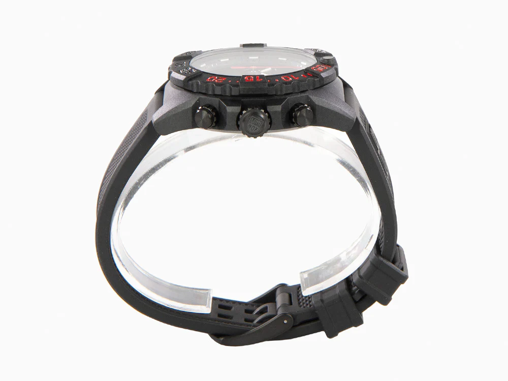 Luminox Sea Navy Seal Chronograph 3580 Series Quartz Watch, Black, XS.3581.EY - Image 5