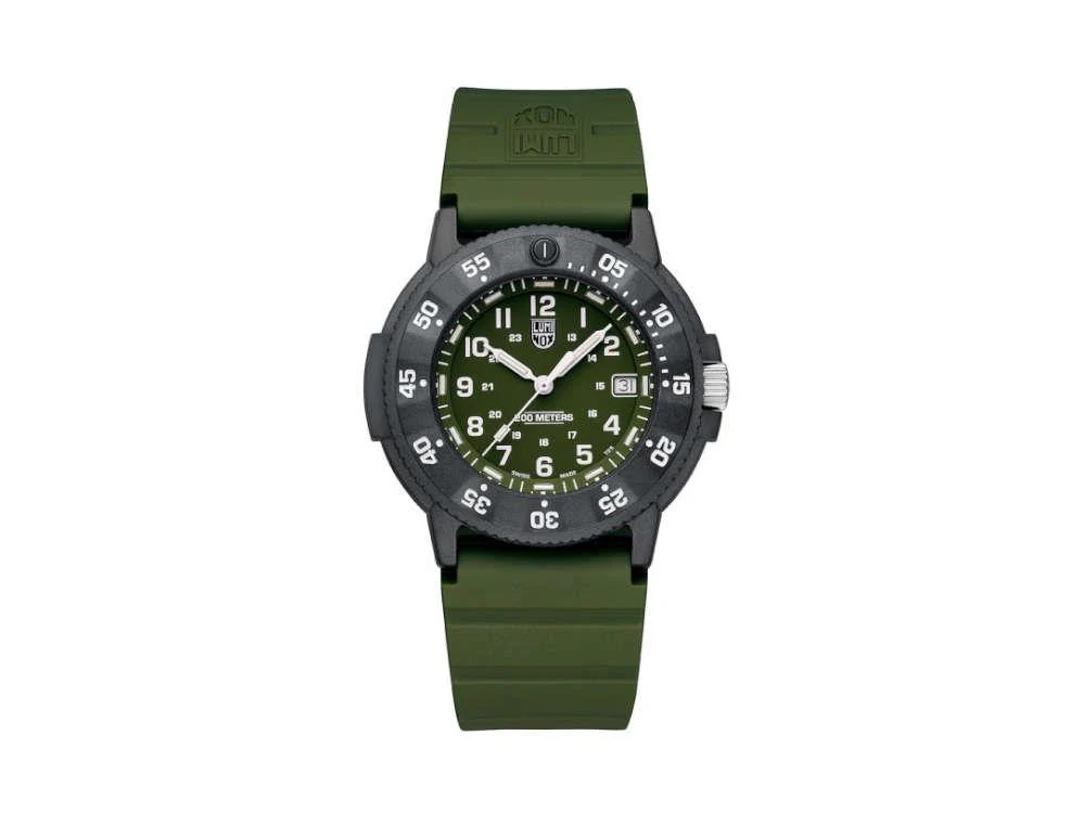 Luminox Sea Navy Seal EVO Quartz Watch, Green, CARBONOX™, 43 mm, LX.3013.EVO - Image 2
