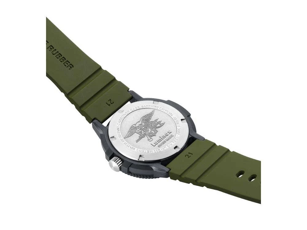 Luminox Sea Navy Seal EVO Quartz Watch, Green, CARBONOX™, 43 mm, LX.3013.EVO - Image 6
