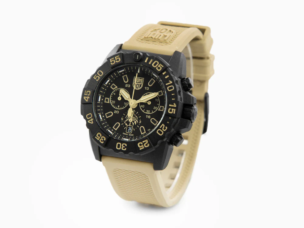 Luminox Sea Navy Seal Foundation 3580 Quartz Watch, Black, XS.3590.NSF.SET - Image 4