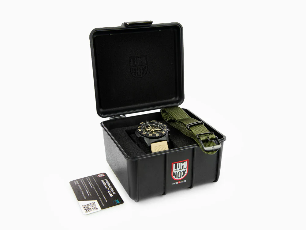 Luminox Sea Navy Seal Foundation 3580 Quartz Watch, Black, XS.3590.NSF.SET - Image 8