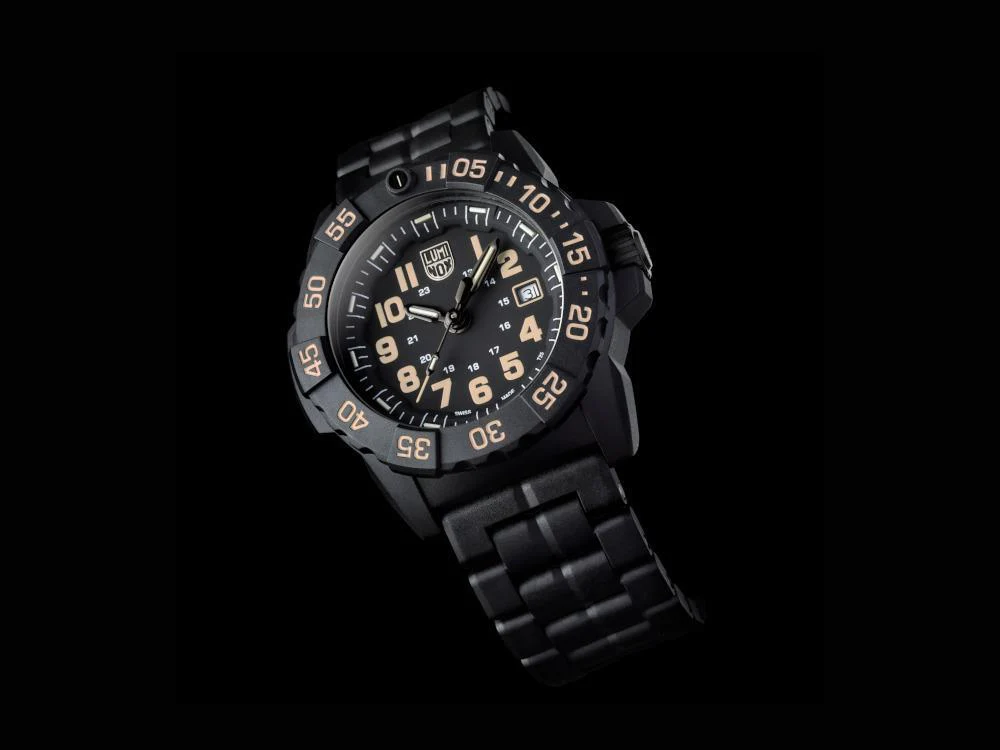 Luminox Sea Navy Seal Quartz Watch, Black, CARBONOX™, 45 mm, 20 atm, XS.3510 - Image 4