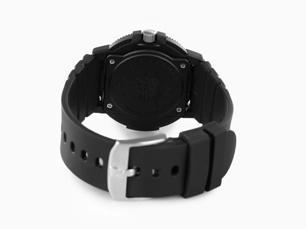 Luminox Sea Navy Seal Quartz Watch, Carbon, Black/White, XS.3001 - Image 3