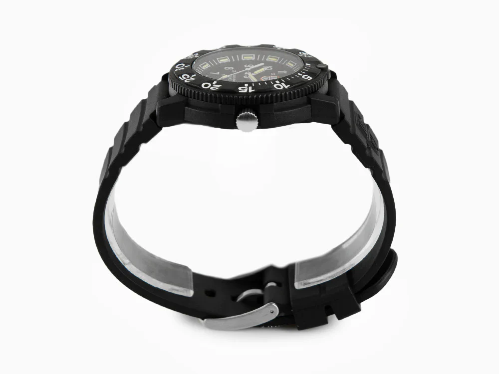 Luminox Sea Navy Seal Quartz Watch, Carbon, Black/White, XS.3001 - Image 5