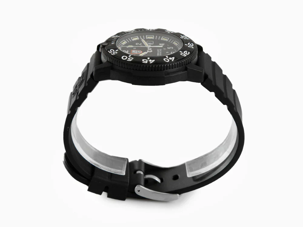 Luminox Sea Navy Seal Quartz Watch, Carbon, Black/White, XS.3001 - Image 6
