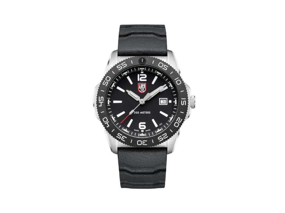 Luminox Sea Pacific Diver Quartz Watch, CARBONOX, Black, 44 mm, 20 atm, XS.3121 - Image 2