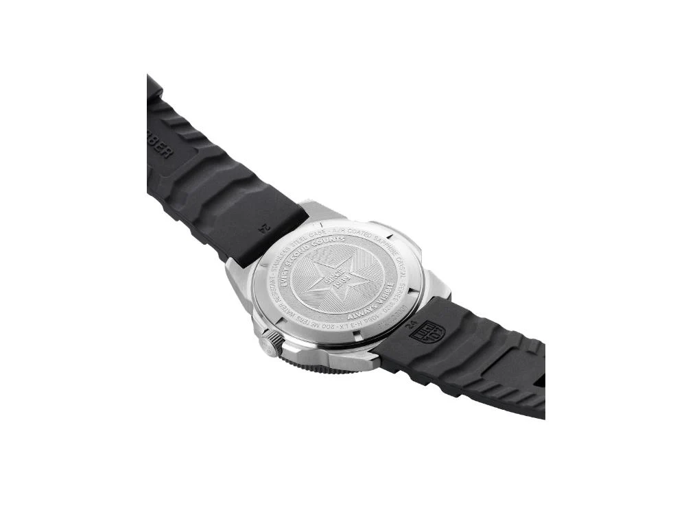 Luminox Sea Pacific Diver Quartz Watch, CARBONOX, Black, 44 mm, 20 atm, XS.3121 - Image 5