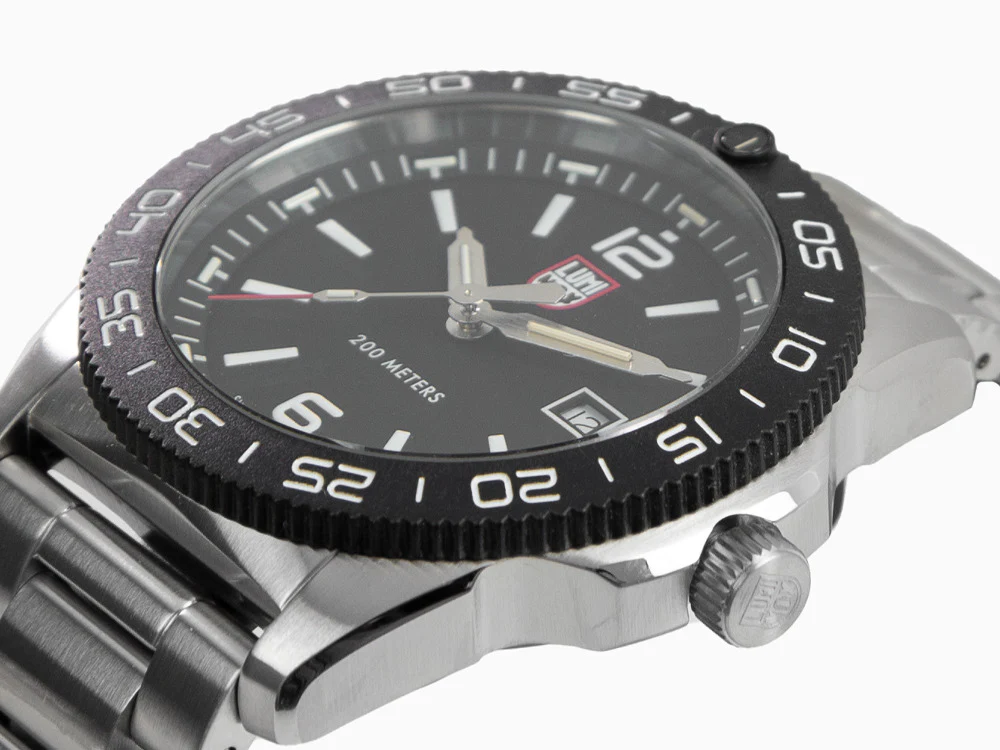 Luminox Sea Pacific Diver Quartz Watch, CARBONOX, Black, 44 mm, XS.3122 - Image 8