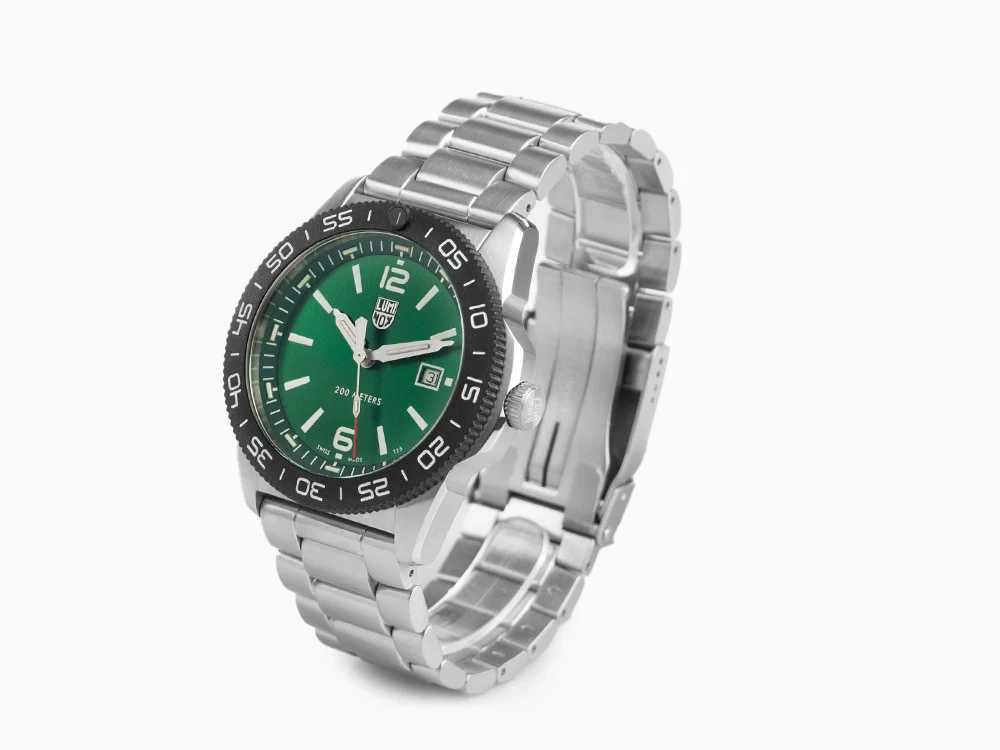 Luminox Sea Pacific Diver Quartz Watch, Green, 44 mm, Day, 20 atm, XS.3137 - Image 4