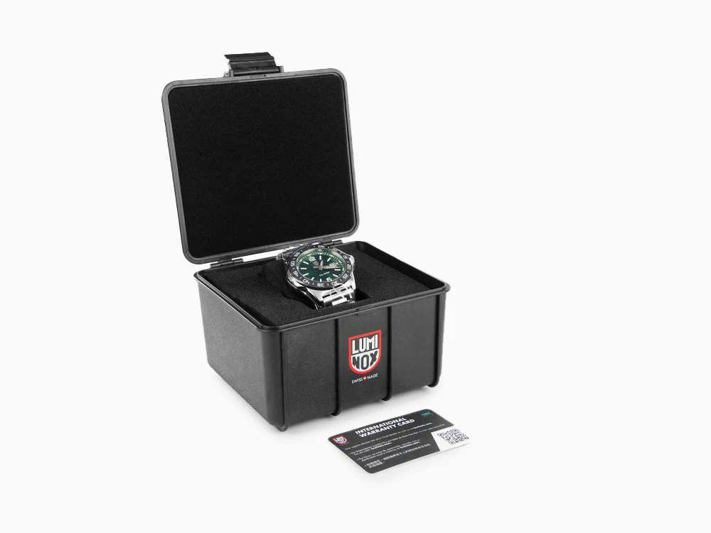 Luminox Sea Pacific Diver Quartz Watch, Green, 44 mm, Day, 20 atm, XS.3137 - Image 8