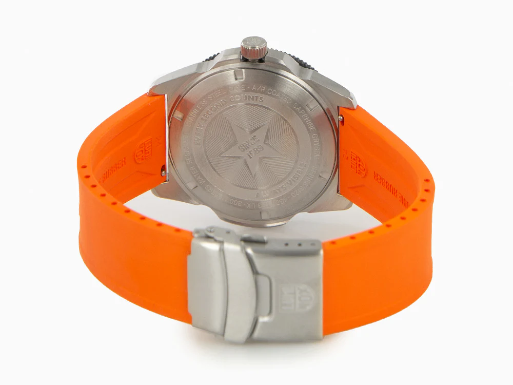 Luminox Sea Pacific Diver Quartz Watch, Orange, 44 mm, Day, 20 atm, XS.3129 - Image 3