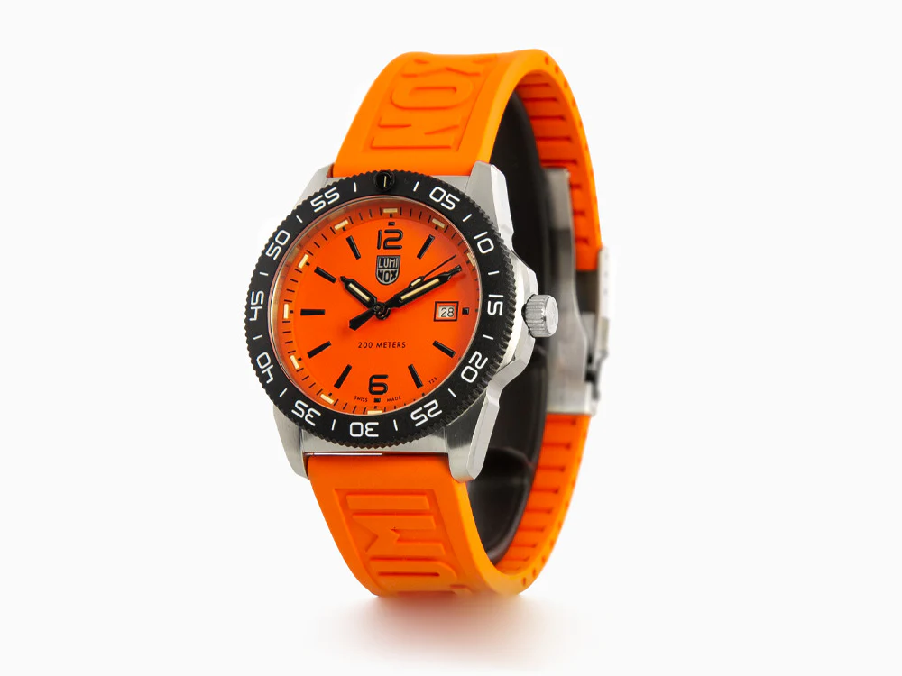 Luminox Sea Pacific Diver Quartz Watch, Orange, 44 mm, Day, 20 atm, XS.3129 - Image 4
