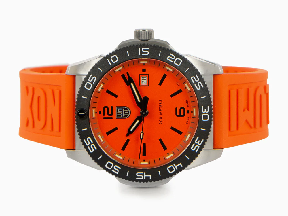Luminox Sea Pacific Diver Quartz Watch, Orange, 44 mm, Day, 20 atm, XS.3129 - Image 7