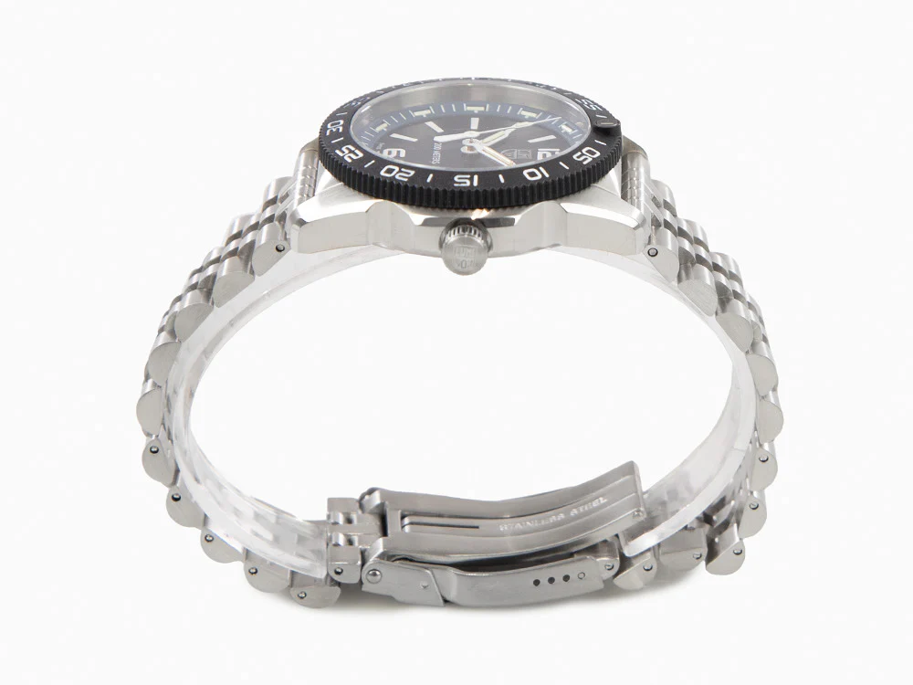 Luminox Sea Pacific Diver Ripple Collection Quartz Watch, Blue, XS.3123M.SET - Image 5