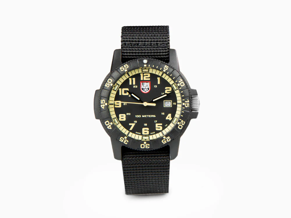 Luminox Sea Turtle Giant Quartz Watch, Black/Beige, Carbon, 44 mm, 10 atm, Day - Image 2