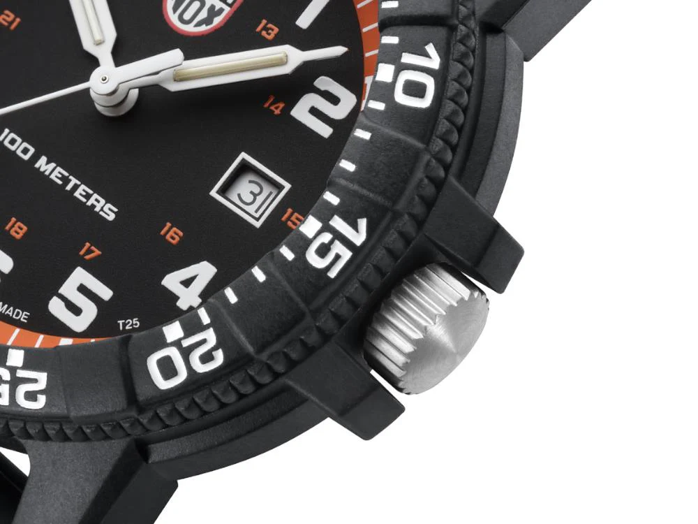 Luminox Sea Turtle Quartz Watch, Orange, CARBONOX™, 44 mm, 10 atm, XS.0329.1 - Image 5