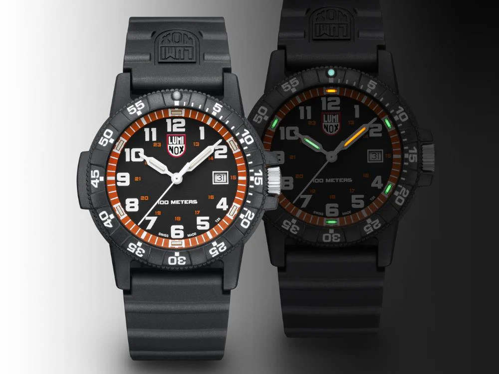Luminox Sea Turtle Quartz Watch, Orange, CARBONOX™, 44 mm, 10 atm, XS.0329.1 - Image 9