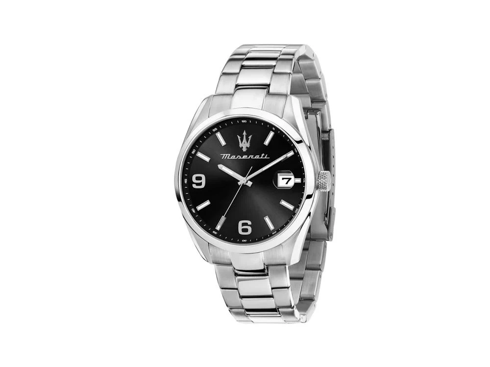 Maserati Attrazione Quartz Watch, Black, 43 mm, Mineral crystal, R8853151007 - Image 2
