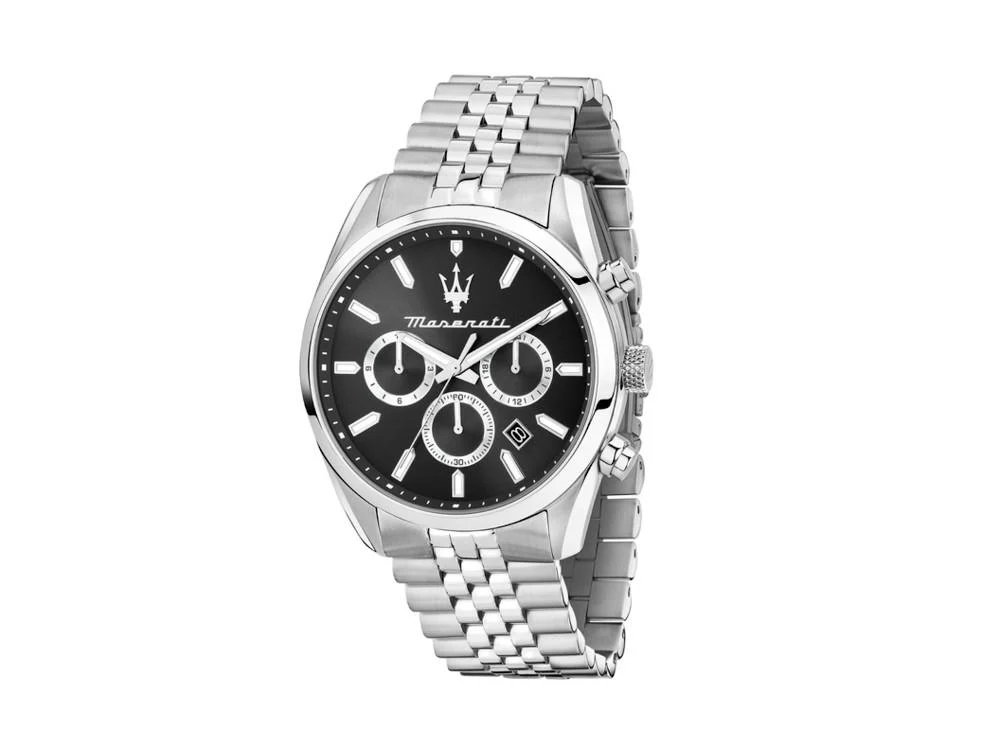 Maserati Attrazione Quartz Watch, Black, 43 mm, Mineral crystal, R8853151022 - Image 2