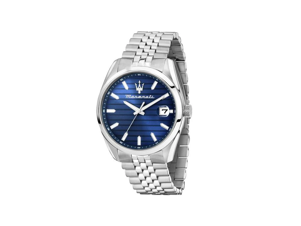 Maserati Attrazione Quartz Watch, Blue, 43 mm, Mineral crystal, R8853151028 - Image 2