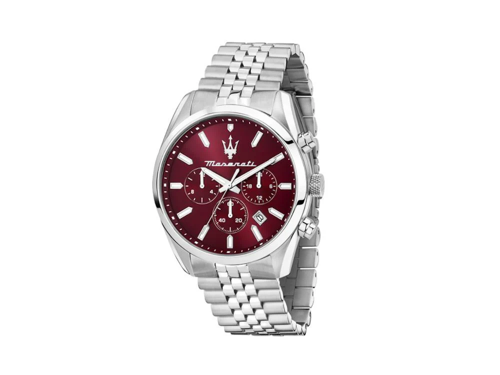 Maserati Attrazione Quartz Watch, Burgundy, 43 mm, R8853151024 - Image 2