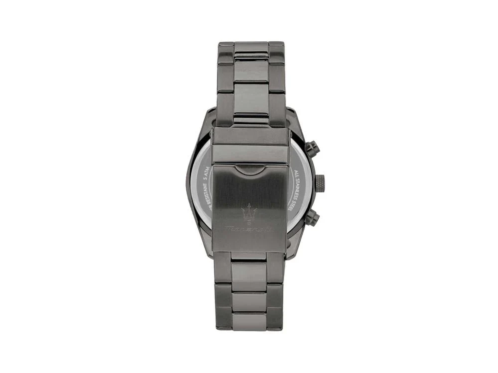 Maserati Attrazione Quartz Watch, PVD Gun Metal, Black, 43 mml, R8853121001 - Image 4