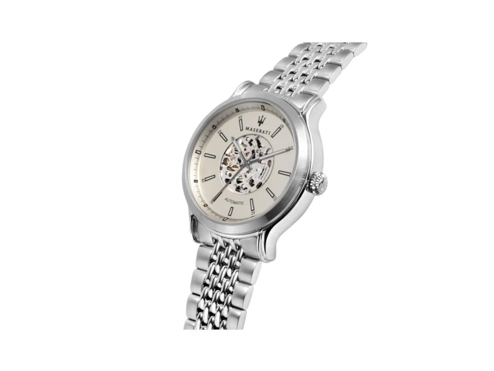 Maserati Epoca Automatic Watch, White, 42 mm, Mineral crystal, R8823138001 - Image 5