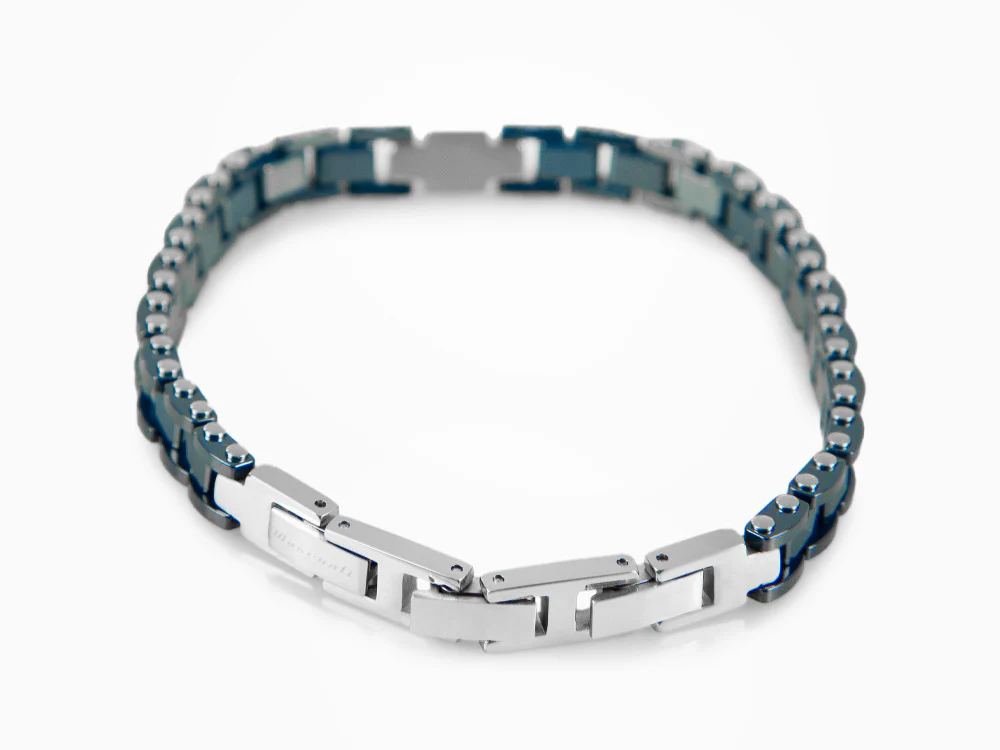 Maserati Gioielli Bracelet, Stainless steel, Blue, PVD, JM422ATZ14 - Image 3