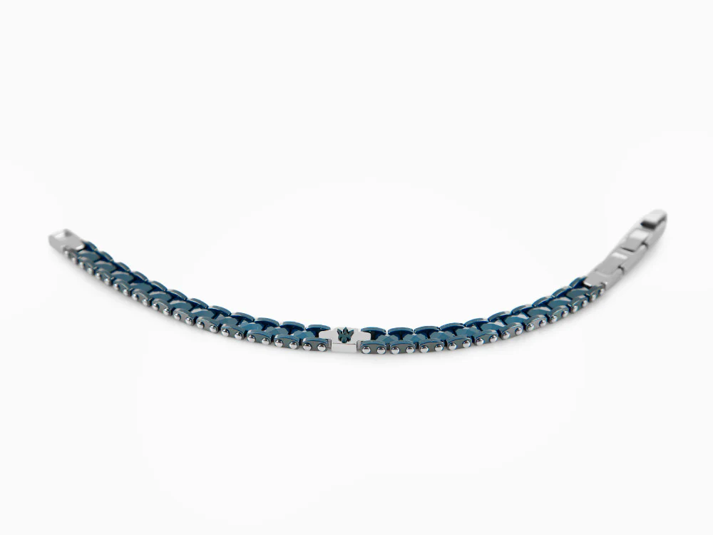 Maserati Gioielli Bracelet, Stainless steel, Blue, PVD, JM422ATZ14 - Image 6