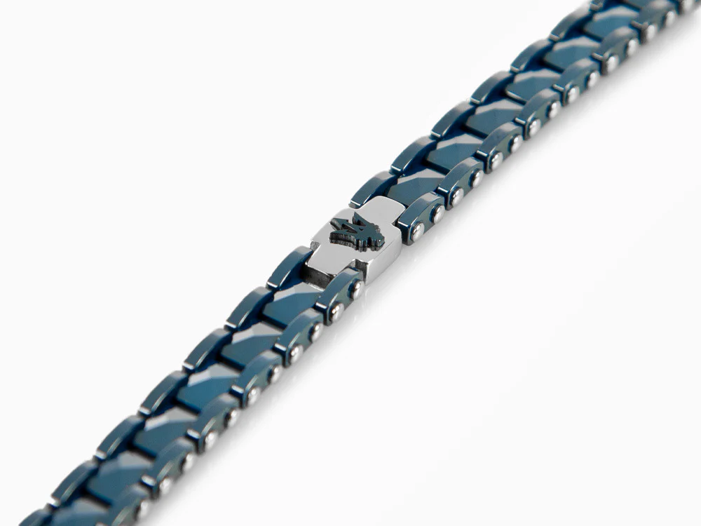 Maserati Gioielli Bracelet, Stainless steel, Blue, PVD, JM422ATZ14 - Image 7